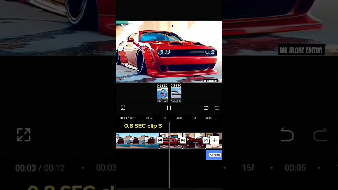 DODGE CAR EDITING TUTORIAL | CAPCUT EDITING |