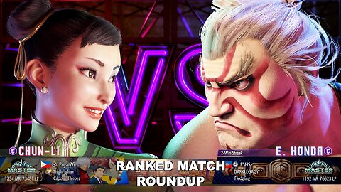 Kuya Kalbo SF6 Ranked Match Roundup. Chun Li Master Rank [Hori Fight Stick]