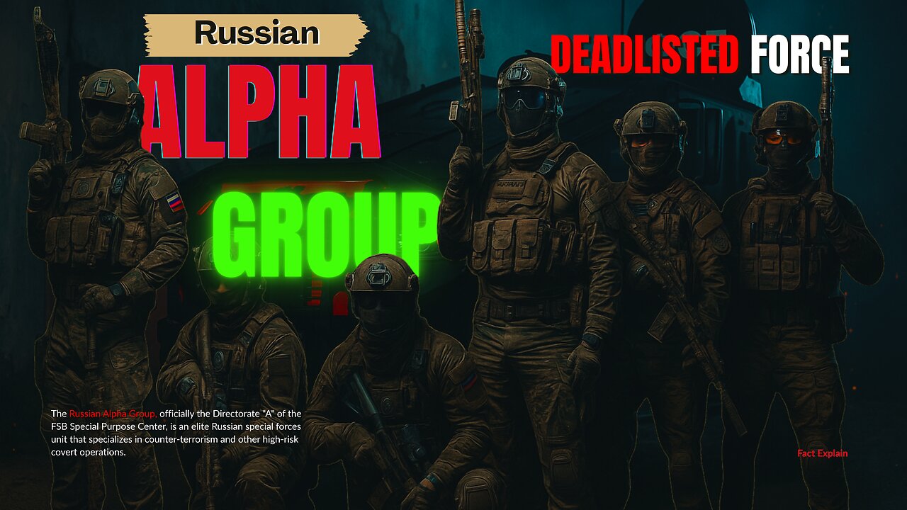 The Untold Story of the Alpha Group: Russia's Fearsome Elite