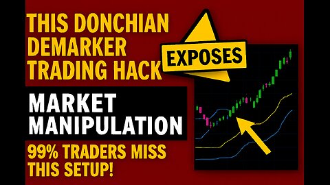 This Donchian + DeMarker Trading Hack EXPOSES Market Manipulation | 99% Traders Miss This Setup!
