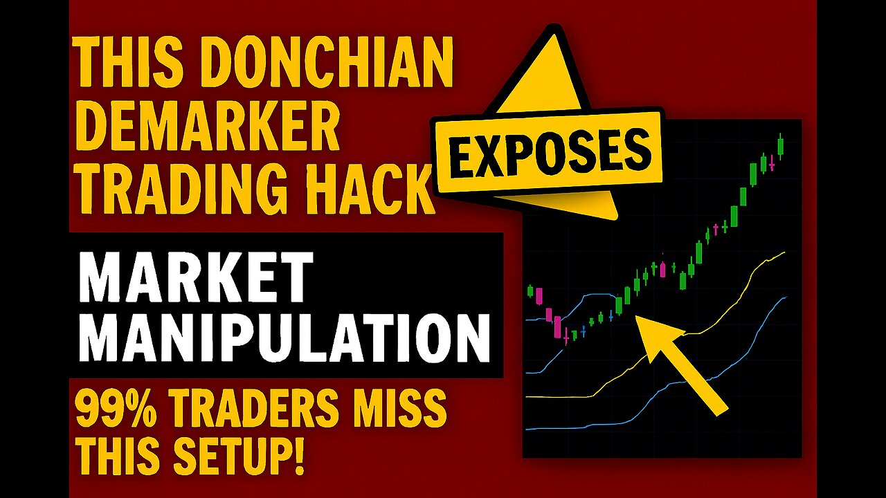 This Donchian + DeMarker Trading Hack EXPOSES Market Manipulation | 99% Traders Miss This Setup!
