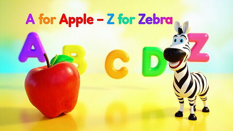 A to Z Alphabet Learning | Fun 3D ABC Video for Kids!