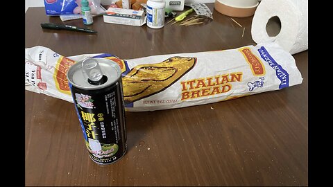 This is Me Eating Italian Long Bread with Chinese Coconut Milk