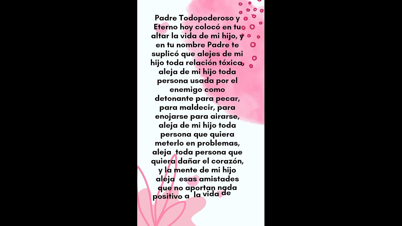 Oración Diaria por nuestros hijos 🙏