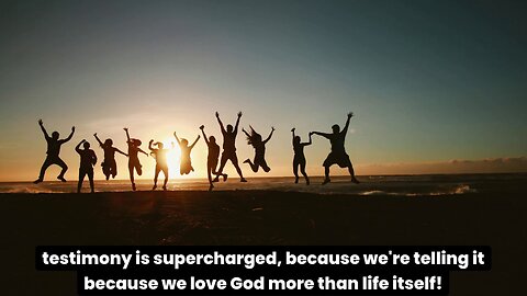 How Christ Jesus IN Us MAKES US FREE and Supercharges Our Testimony
