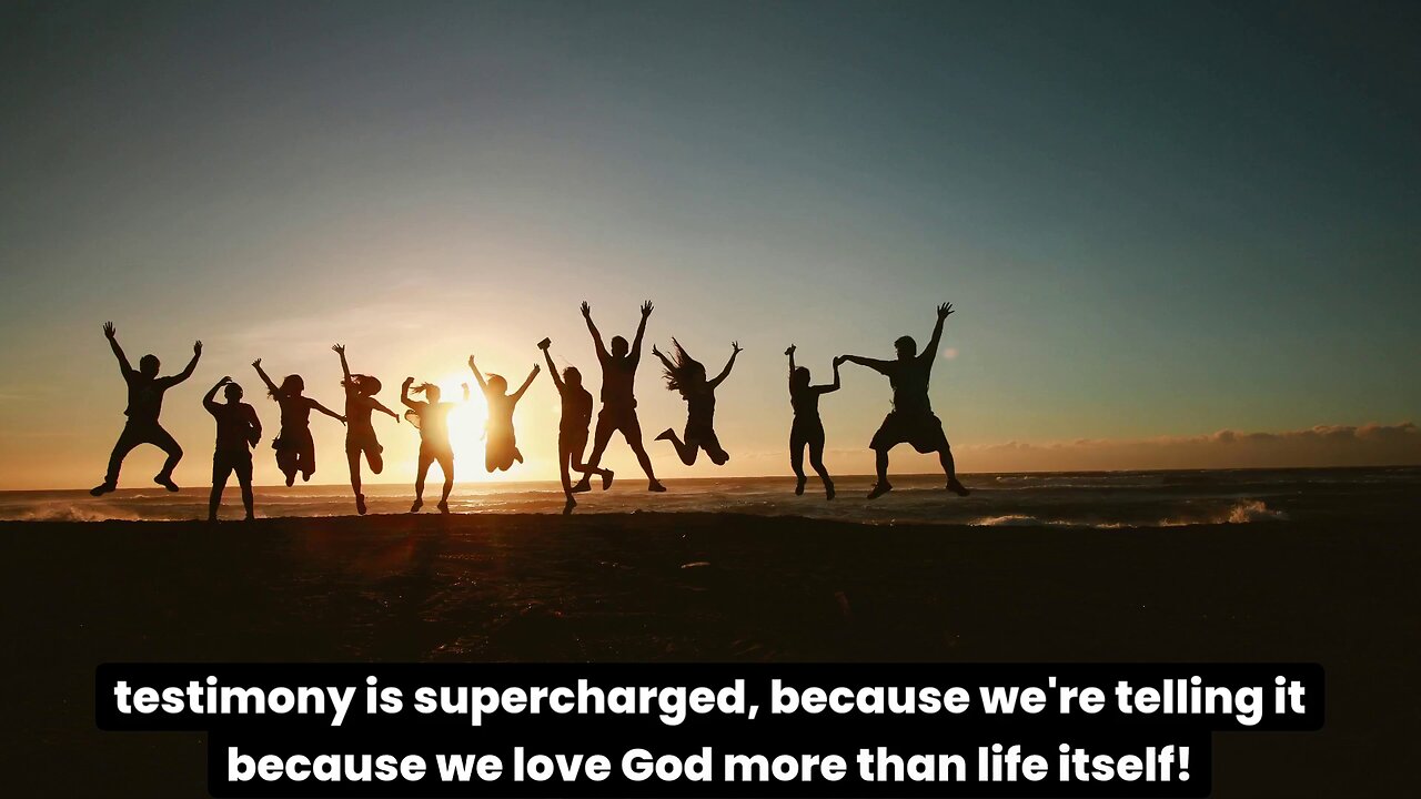 How Christ Jesus IN Us MAKES US FREE and Supercharges Our Testimony