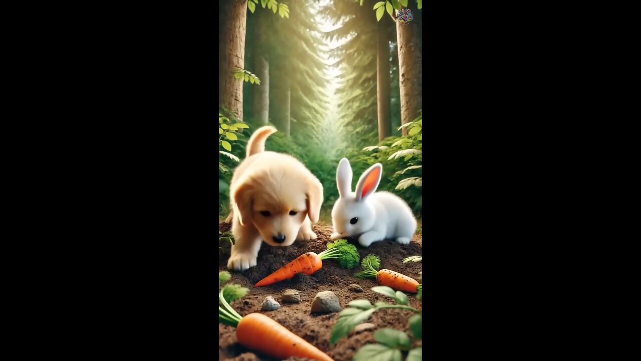 the rabbit help the dog 🐶 see this amazing video🎥🥰 trending🔥🔥 rumble