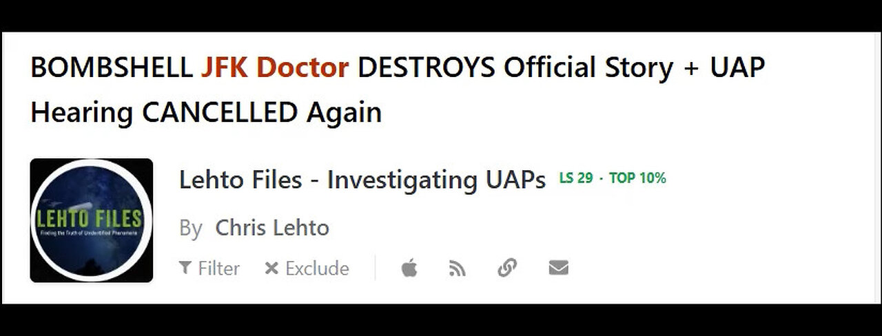 BOMBSHELL JFK Parkland Doctor DESTROYS Official Narrative, UFO Hearing CANCELLED AGAIN -Lehto Files