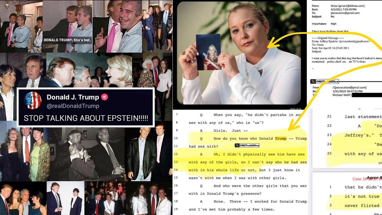 We have nothing to do with Epstein; the Democrats do. All of his friends were Dems