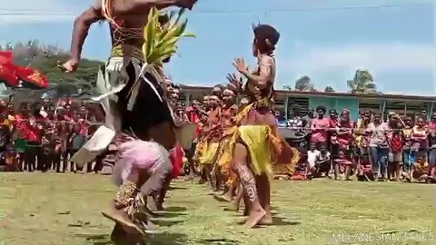 Papua New Guinea Independence Celebrations Dance performance by West Papuan People of Indonesian