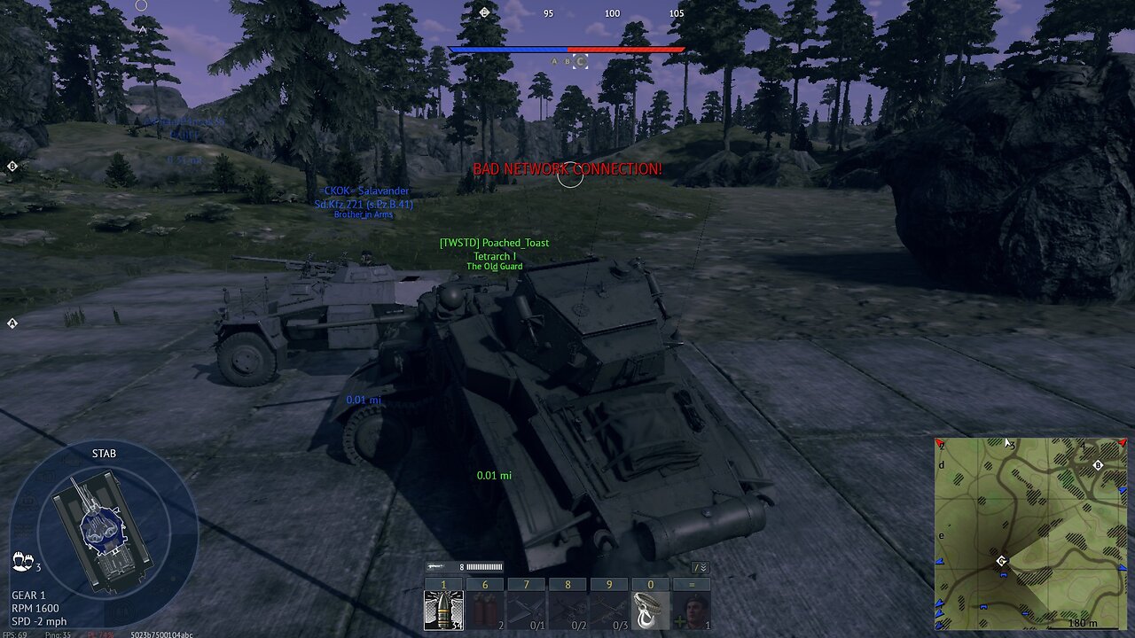 Starting Brittish Tanks in War Thunder
