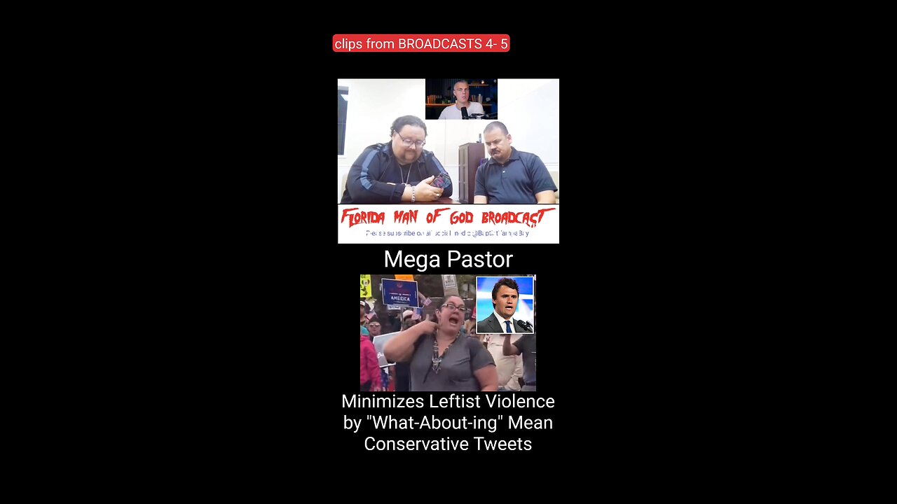 Words Are Violence? Why White Guilt Pastors Are Racists With No Conscience: Clip from BROADCAST 5