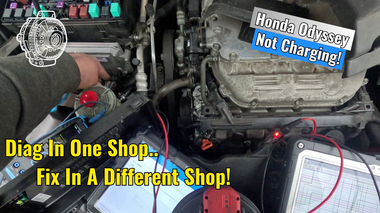 2015 Honda Odyssey - Not Charging | 3rd Alternator! | Diag & Fix!