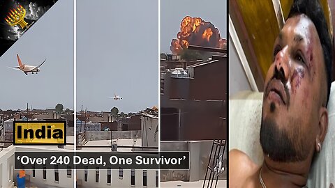 India Plane Crash: 'More Than 240 Dead, One Survivor' (subtitles)