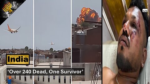 India Plane Crash: 'More Than 240 Dead, One Survivor' (subtitles)