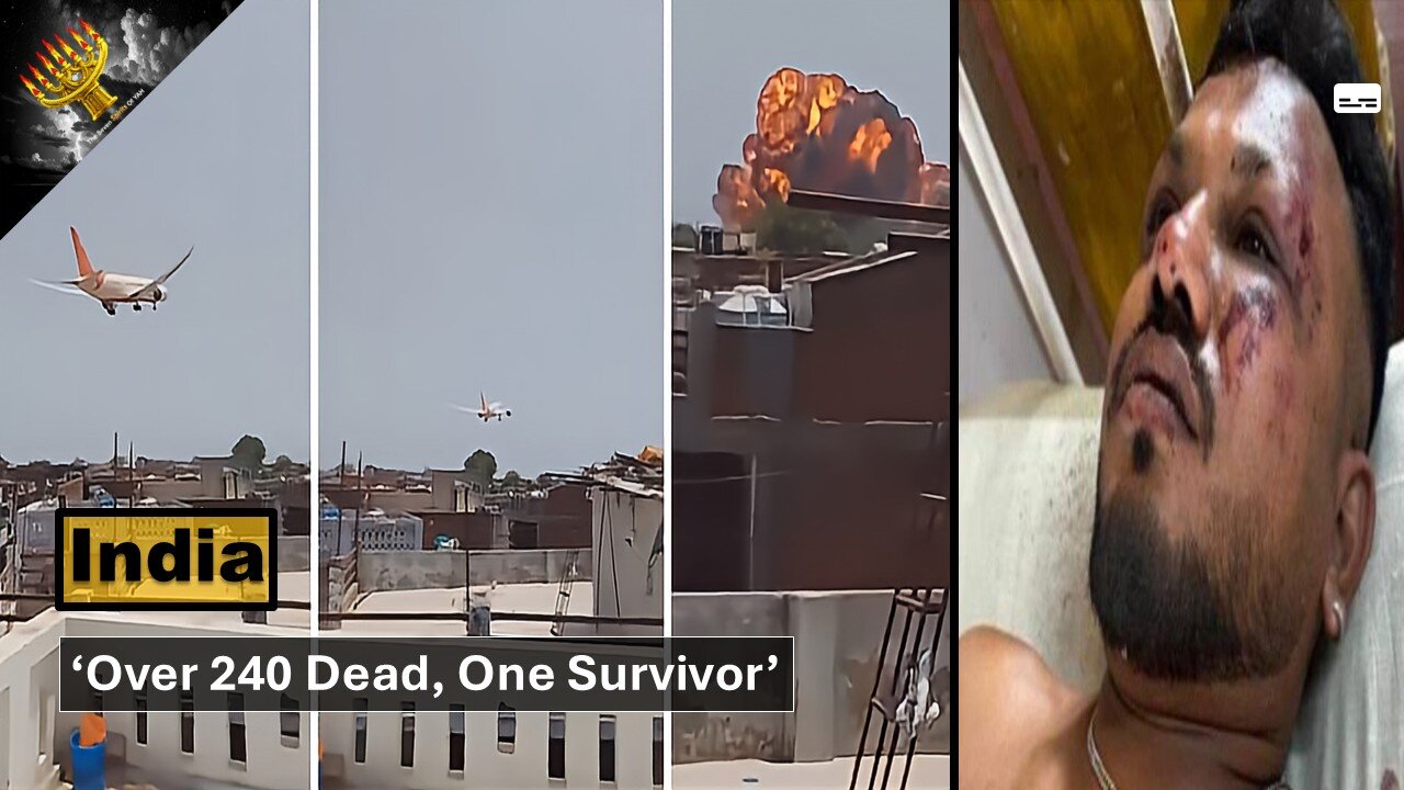 India Plane Crash: 'More Than 240 Dead, One Survivor' (subtitles)