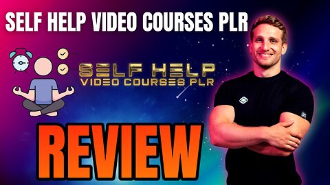 Self Help Video Courses PLR Review 🎓 25 High-Quality Self-Help Video Courses!