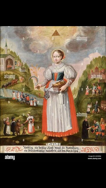 BLESSED NOTBURGA PRAY FOR US 🙏🙏🙏♥️♥️♥️ #truth #jesus #mary #joseph #ihs #christ #church #bible #c