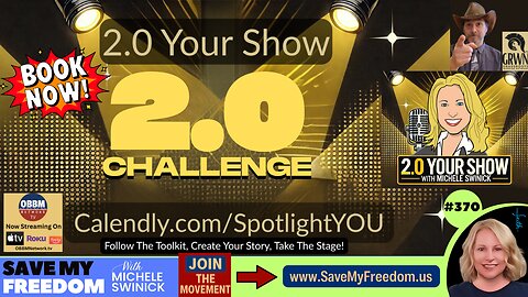 Are You Ready To 2.0 Your Show, Your Business, Your Health, Your Income, Your Life? It's Time To 2.0 EVERYTHING! Sharpen Your Story, Polish Your Pitch, Grow Your Influence & Finally Monetize Your Mission. Book Your FREE Spot NOW!