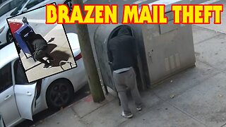 NYC mail thieves raiding USPS box in brazen caught on video heist