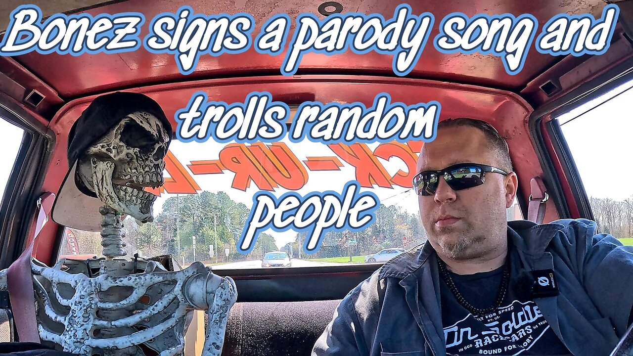Bonez signs a parody song and trolls random people