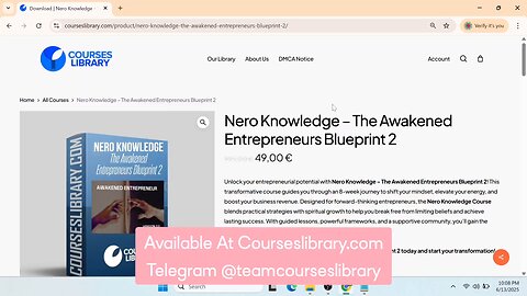 (CoursesLibrary.com)Nero Knowledge – The Awakened Entrepreneurs Blueprint 2