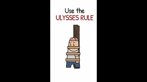 struggling with discipline ? try the Ulysses Rule