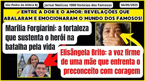 Emoção e denúncia: o amor de #MaríliaForgiarini por seu esposo e a dor da mãe de #ElisângelaBrito! .