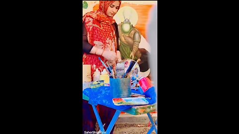 Art Work By Saher Shah Rizvi