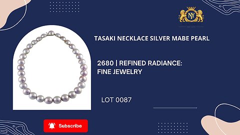 TASAKI NECKLACE SILVER MABE PEARL #nyelizabeth #luxuryjewelry #timelessstyle