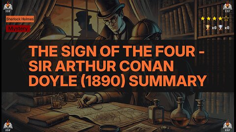 The Sign of the Four - Sir Arthur Conan Doyle (1890) Summary (Sherlock Holmes - 2)