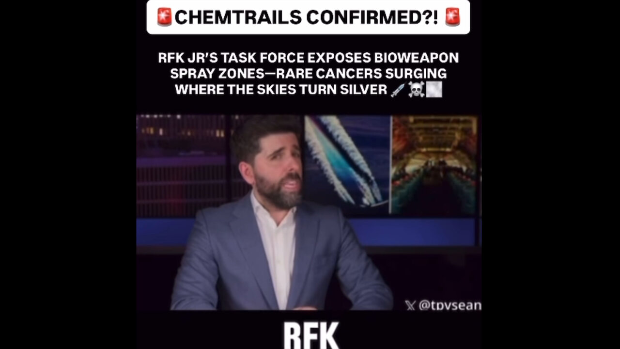 CHEMTRAILS CONFIRMED?! RFK JR'S TASK FORCE EXPOSES BIOWEAPON SPRAY ZONES-RARE CANCERS SURGING WHERE THE SKIES TURN SILVER