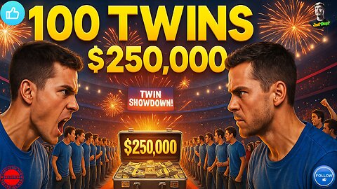 Ultimate Twin Battle: 100 Identical Twins Compete for $250,000 | Insane Challenge! | JustBeast