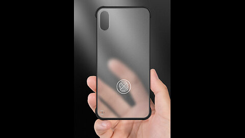 No Frame Matte Phone Case with Thickened Conner Protection, Semi-transparent Design, Lens Protector
