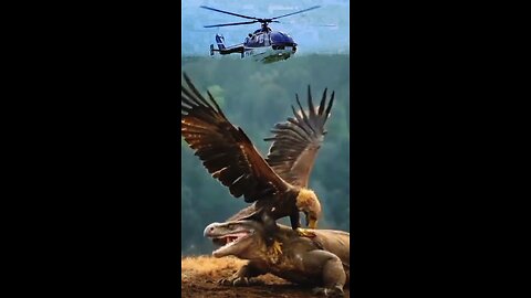 *"Eagle vs Beast: Battle for Survival"* 🦅🚁😱📷😎❤️