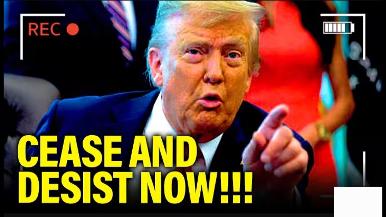 FURIOUS Judge Gives CEASE and DESIST to Trump