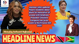 NEWS REPORT TRINIDAD & TOBAGO December 27th 2025 Headline News