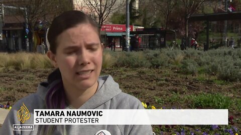 Tens of thousands join antigovernment protest in Serbia’s capital, Belgrade