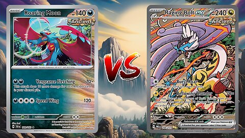 Pokemon TCG Live Roaring Moon Turbo VS Raging Bolt EX Ogerpon EX!!