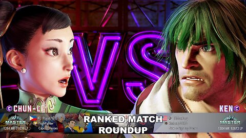 Kuya Kalbo SF6 Ranked Match Roundup. Chun Li Master Rank [Hori Fight Stick]