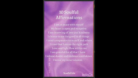 🌿 10 Powerful Affirmations for the Soul ✨ Attract Peace, Love & Abundance