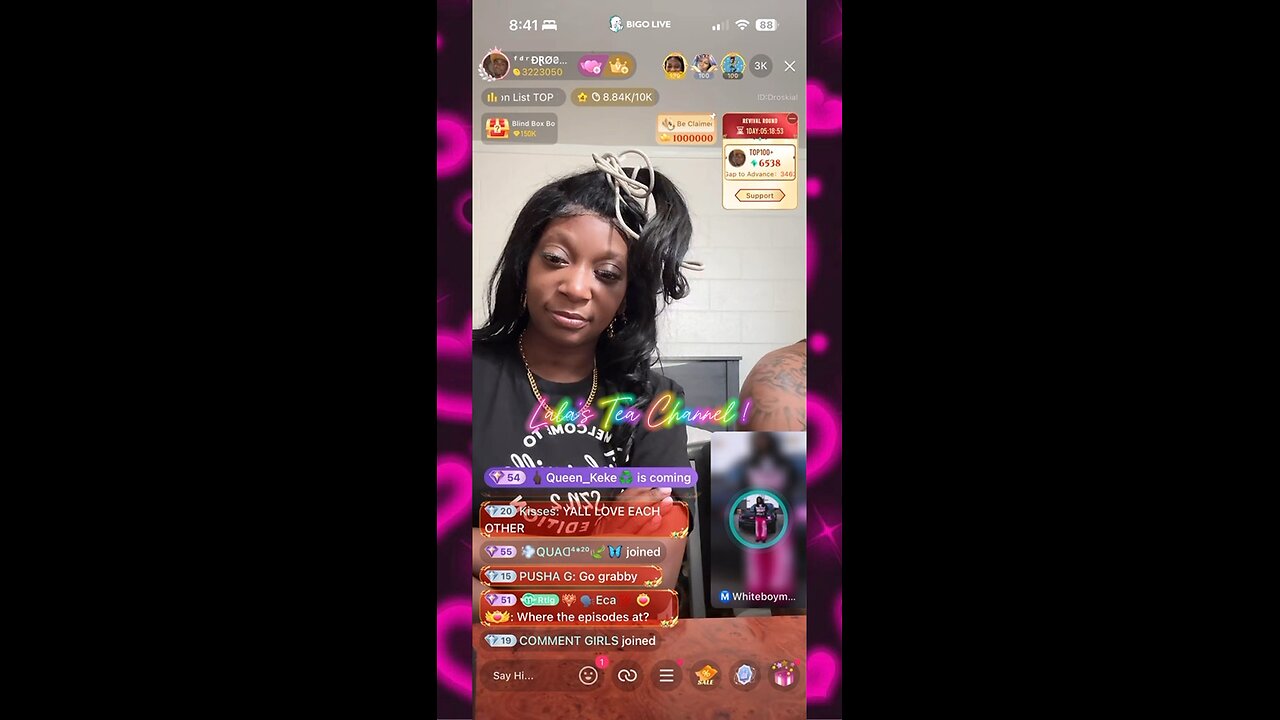 - 21 BB ; SPEAKS W| MAJ !