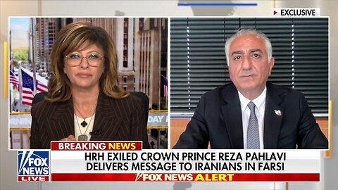 Iranian regime is ten times weaker than it was two weeks ago, exiled crown prince says