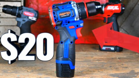 The Great Aspro 16.8 Volt Drill from Temu | Test and Compare with Hyper Tough and Skil