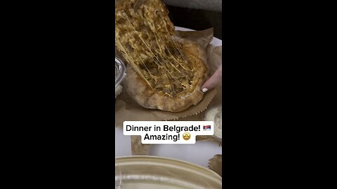 Dinner in Belgrade, Serbia! 🇷🇸