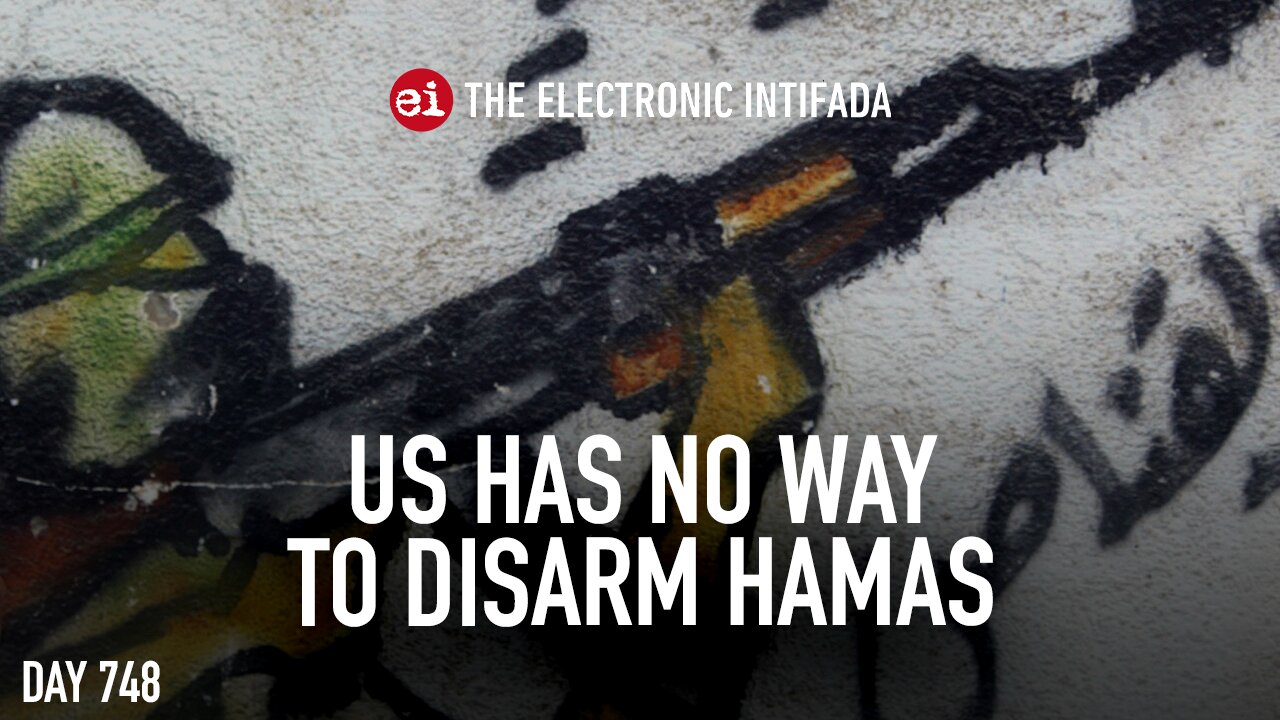 US has no way to disarm Hamas, with Ali Abunimah