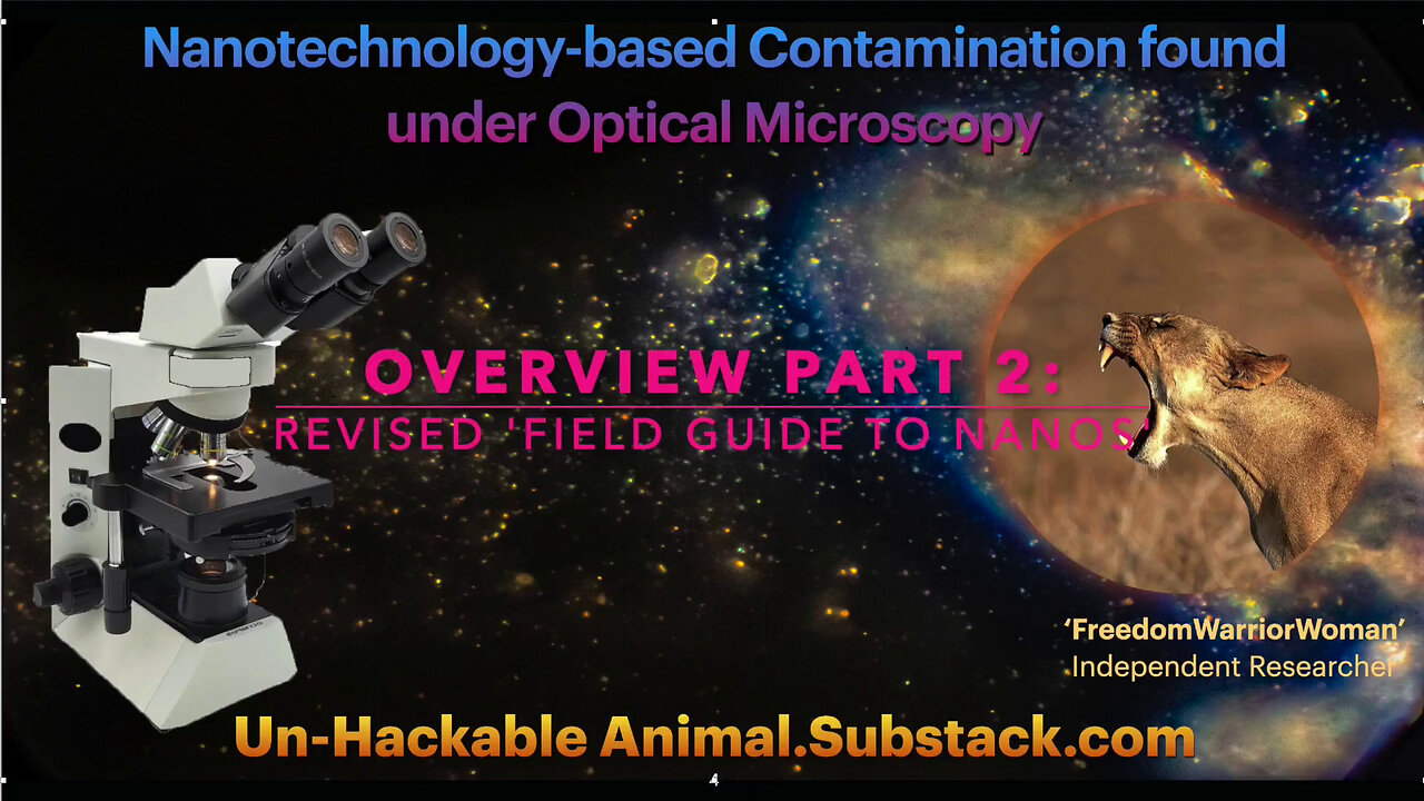 Part 2. Un-Hackable Animal: Nanobots Overview. Revised Field Guide to Nanos.