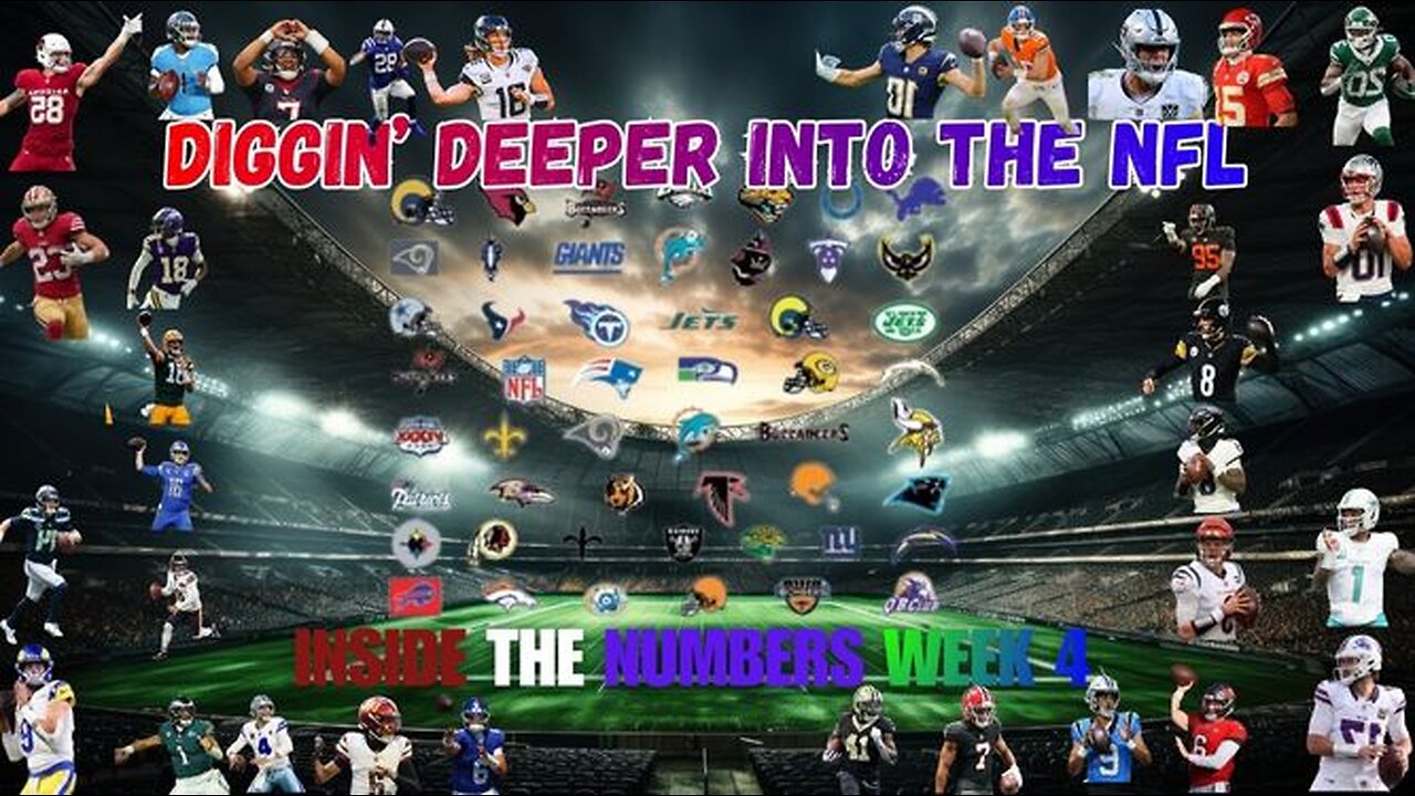 2025 NFL Week 4, Diggin' Deeper Into the NFL Inside the Numbers
