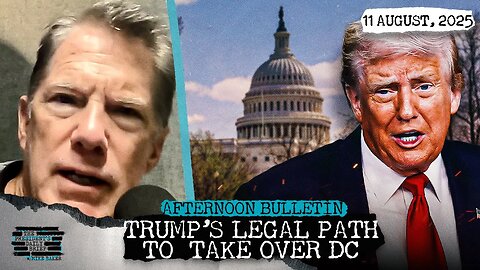 Why Trump Has The Legal Authority To Take Over DC & Australia Backs Palestinian Statehood