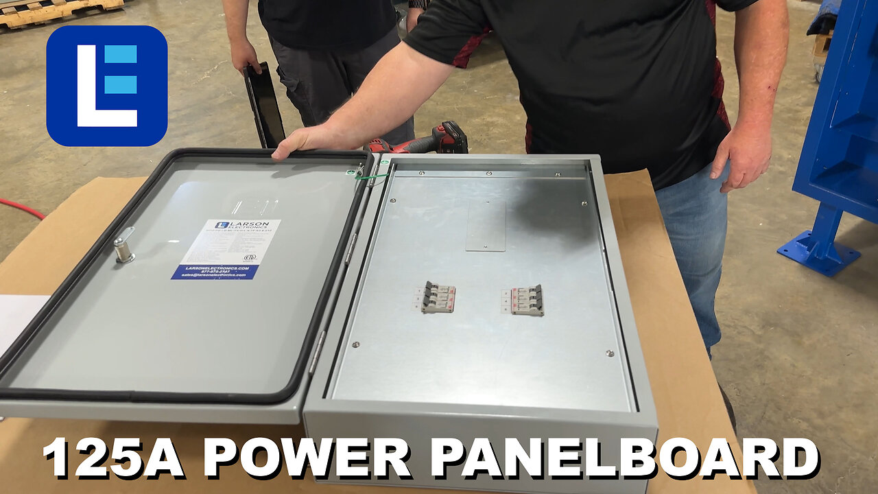 125A Power Panelboard, 3PH Main Lug Only Panel, 6 Circuit, 480Y/277 (6) 20A 1P Breakers